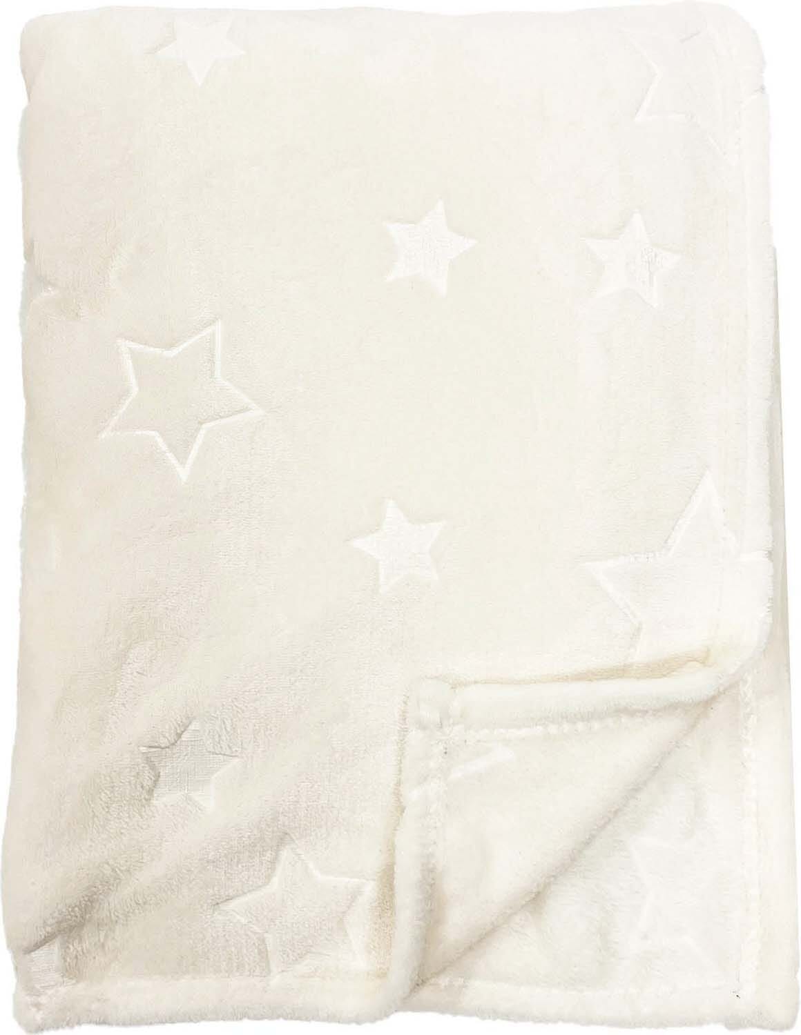Dutch Decor Plaid Stellar 150x200 cm Whisper White Wit