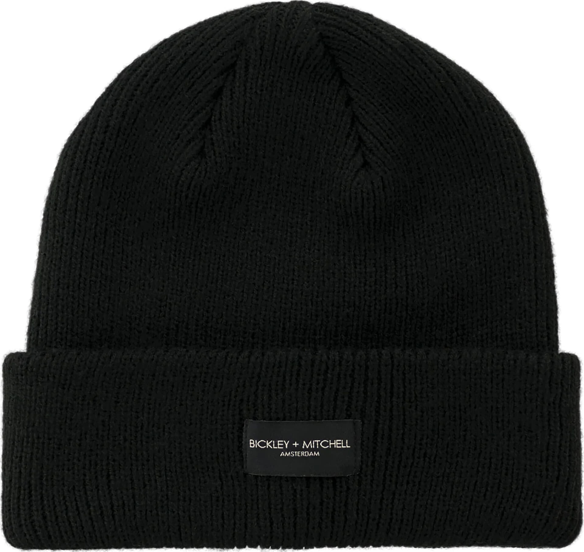 Bickley + Mitchell double layer beanie Zwart
