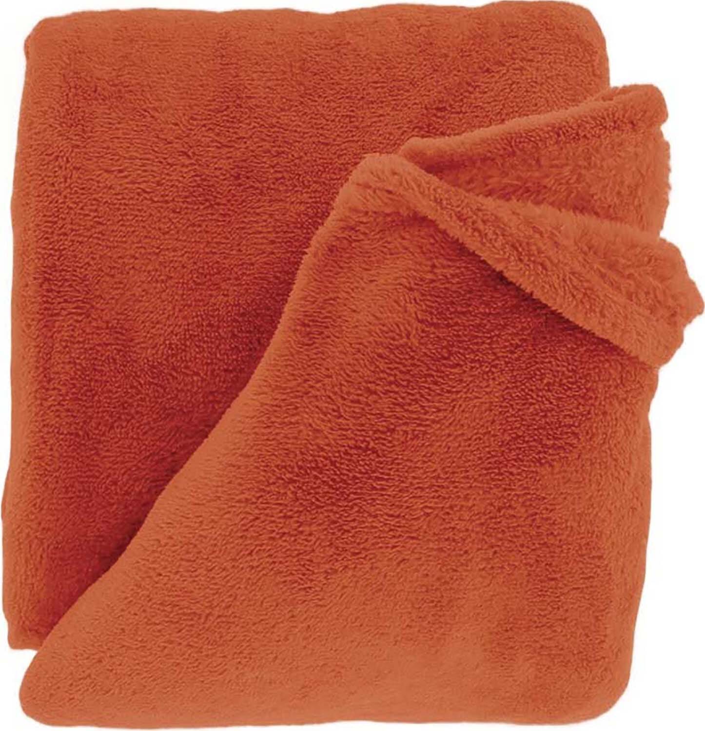 Bomont Collection Plaid Justin 150x200cm orange flame Oranje