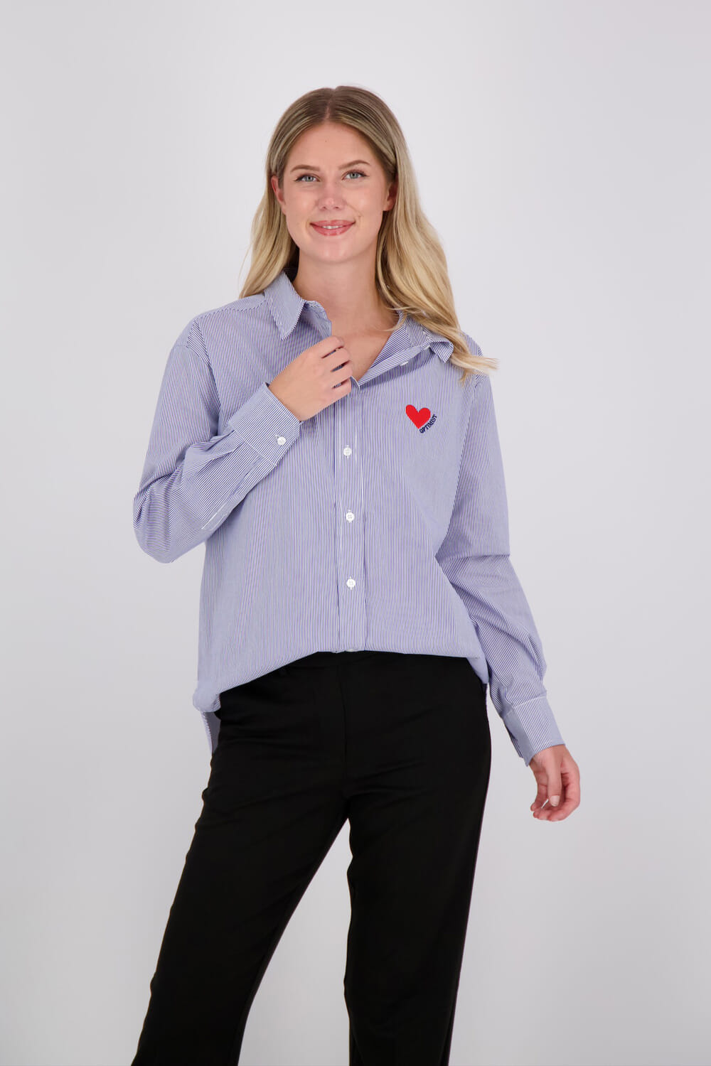 The Shirt Project Blouse Blauw