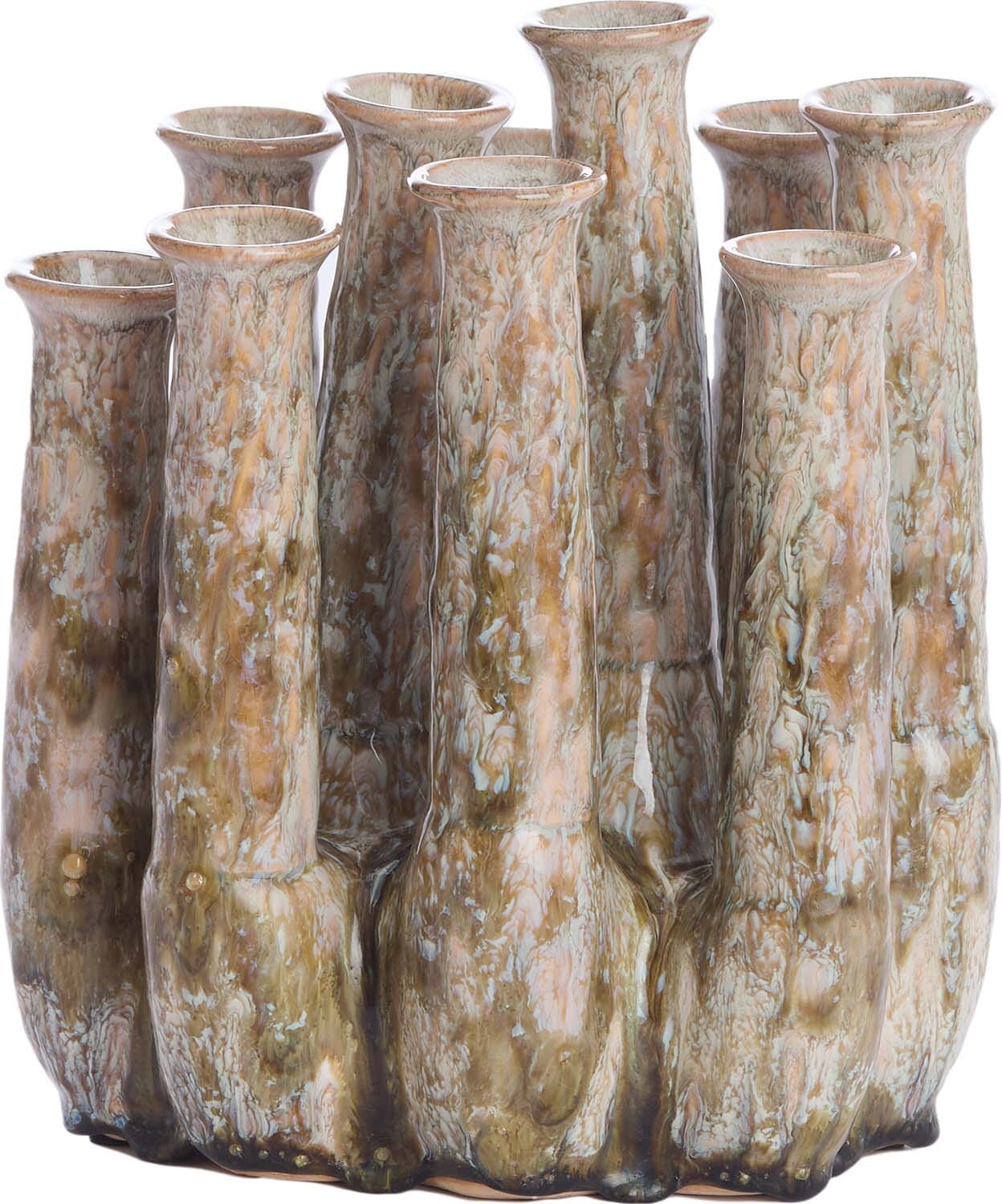Bomont Collection Vase Deco Leanja 20X15X24 Cm  Ceramics Beige Beige