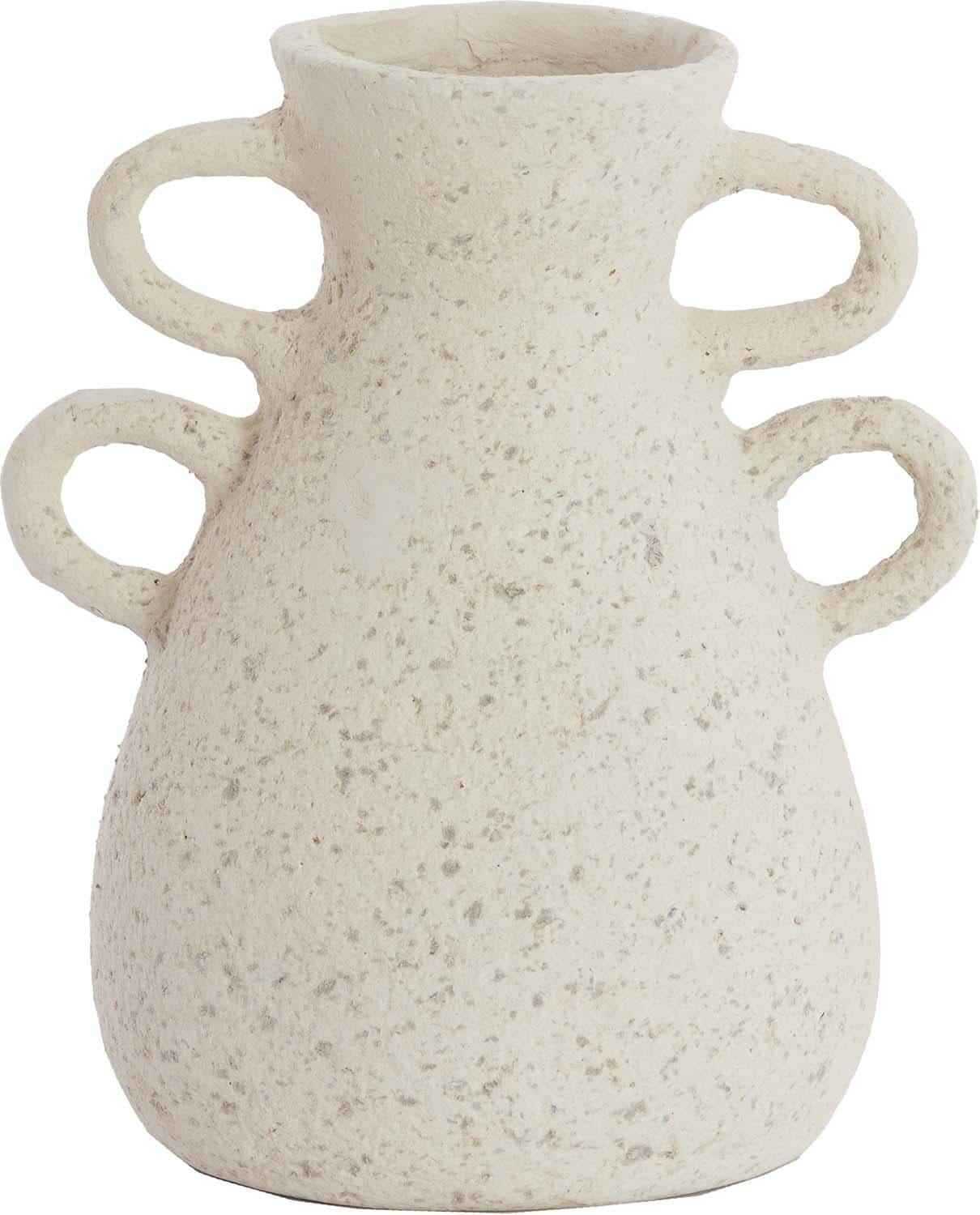 Bomont Collection Vase Deco Zephan 26X20X30 Cm  Matt Cream Crème Bomont Collection Vase Deco Zephan 26X20X30 Cm  Matt Cream Crème
