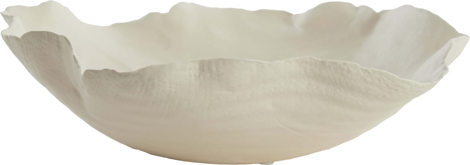 Bomont Collection Dish Banda 21,5X18,5X6,5 Cm  Ceramics Cream Wit