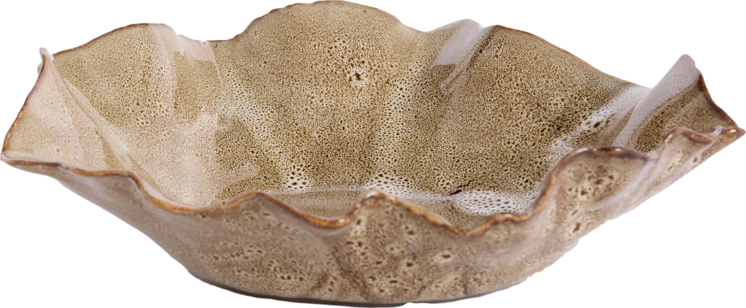 Bomont Collection Dish Banda 21,5X18,5X6,5 Cm  Ceramics Brown Bruin