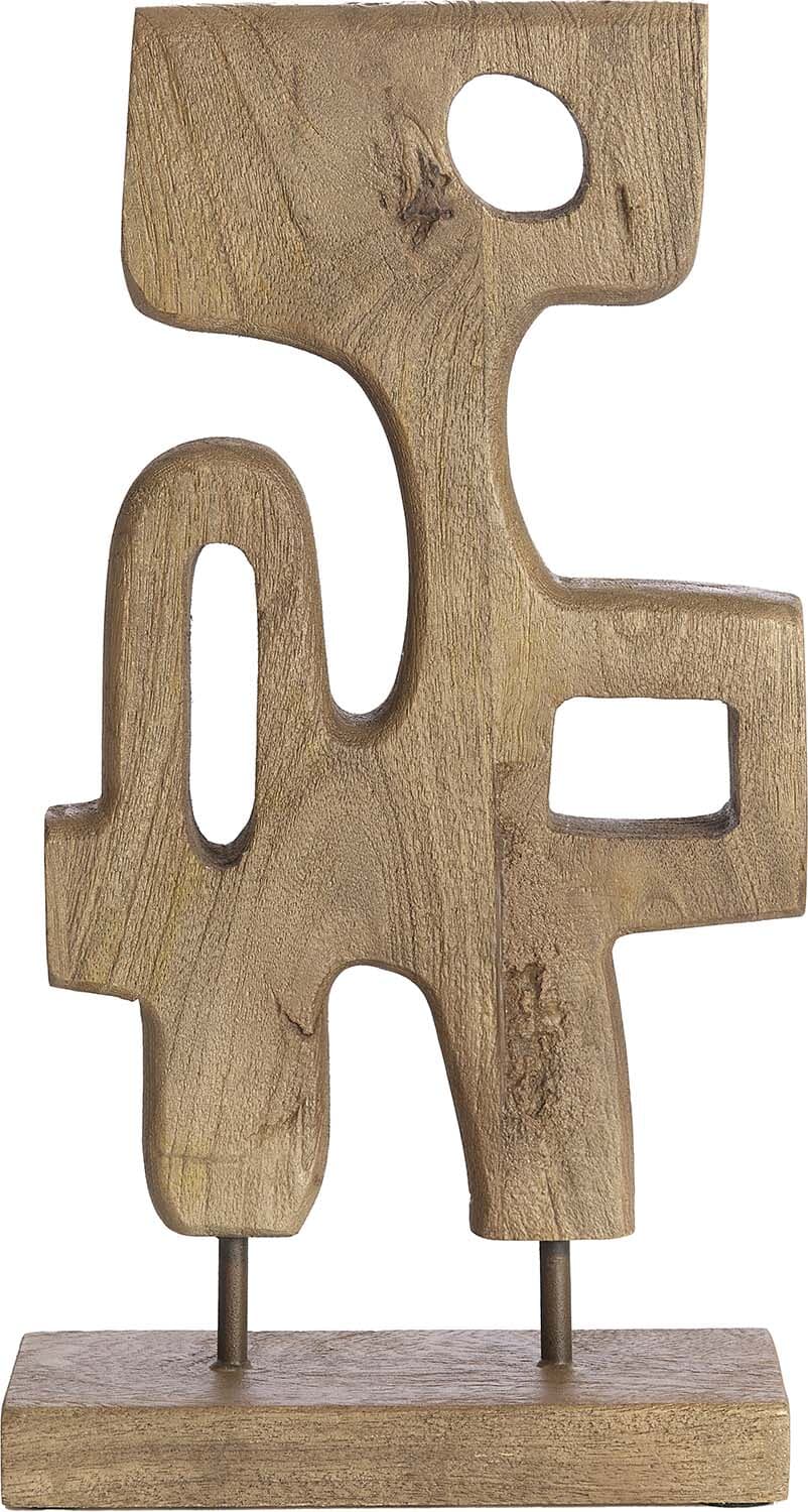 Bomont Collection Ornament Sala On Base 20X9,5X38,5 Cm  Wood Bruin