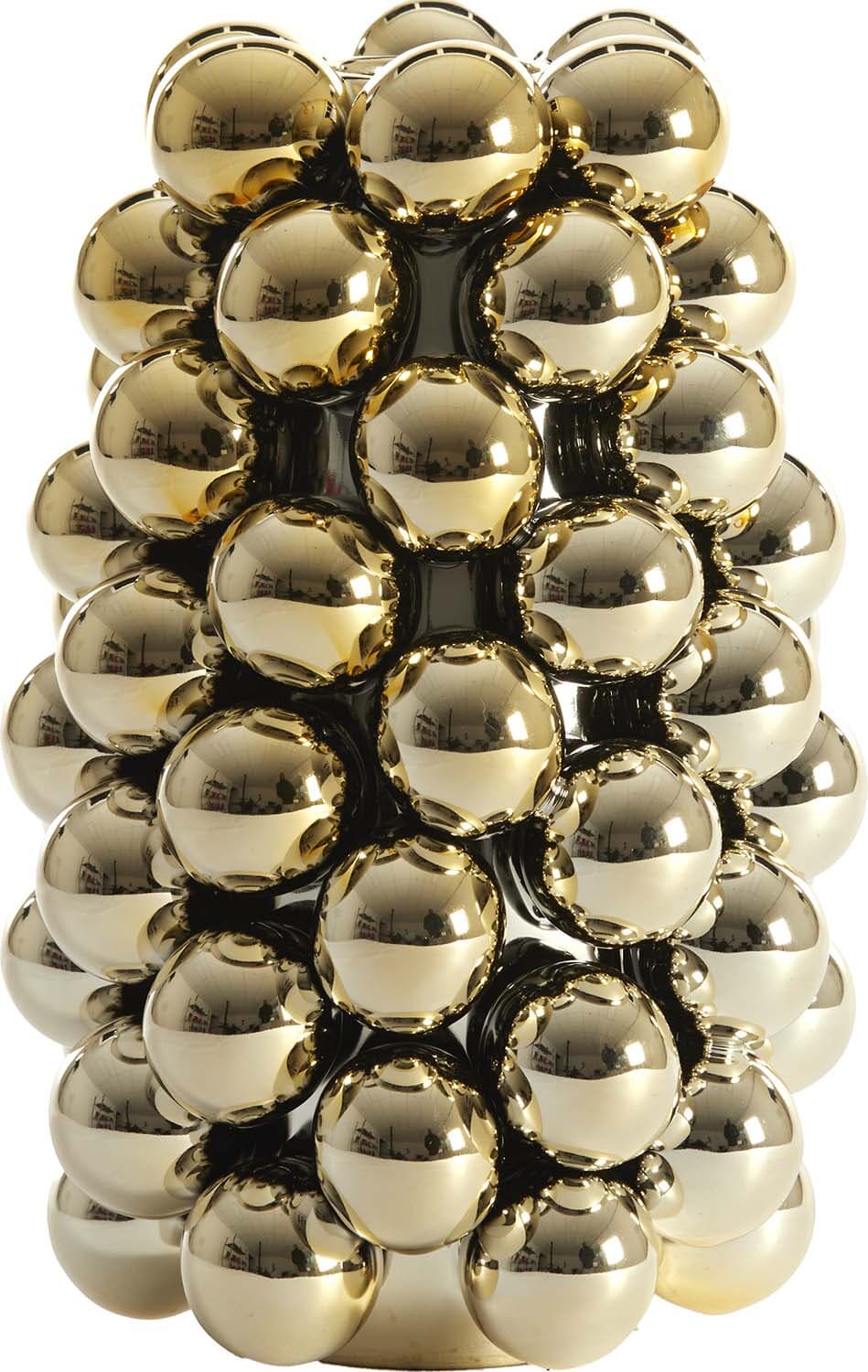 Bomont Collection Vase Deco BIYANG Ø16X24 Cm Ceramics Metallic Light Goud