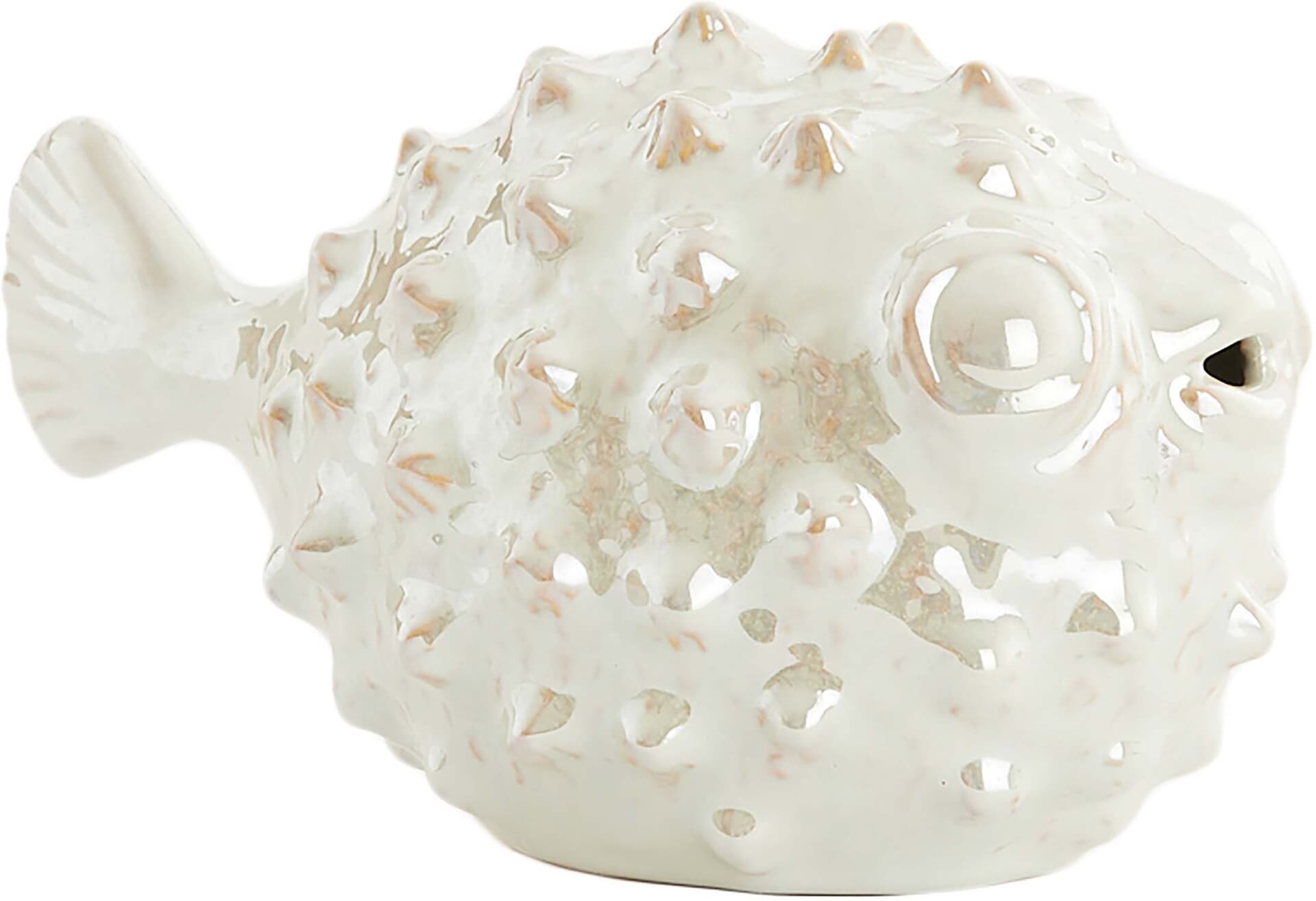 Bomont Collection Ornament FISH 20X11,5X11,5 Cm  Ceramics Cream-Pear Crème