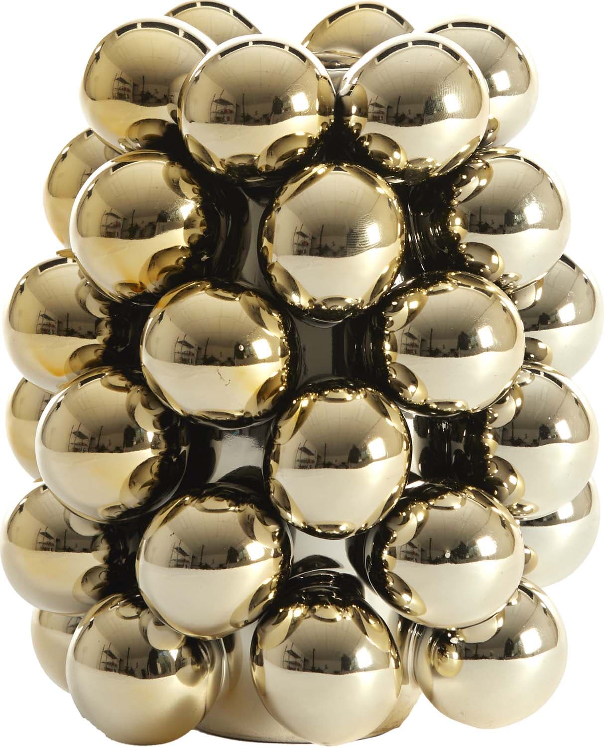 Bomont Collection Vase Deco BIYANG Ø14X17,5 Cm  Ceramics Metallic Li Goud