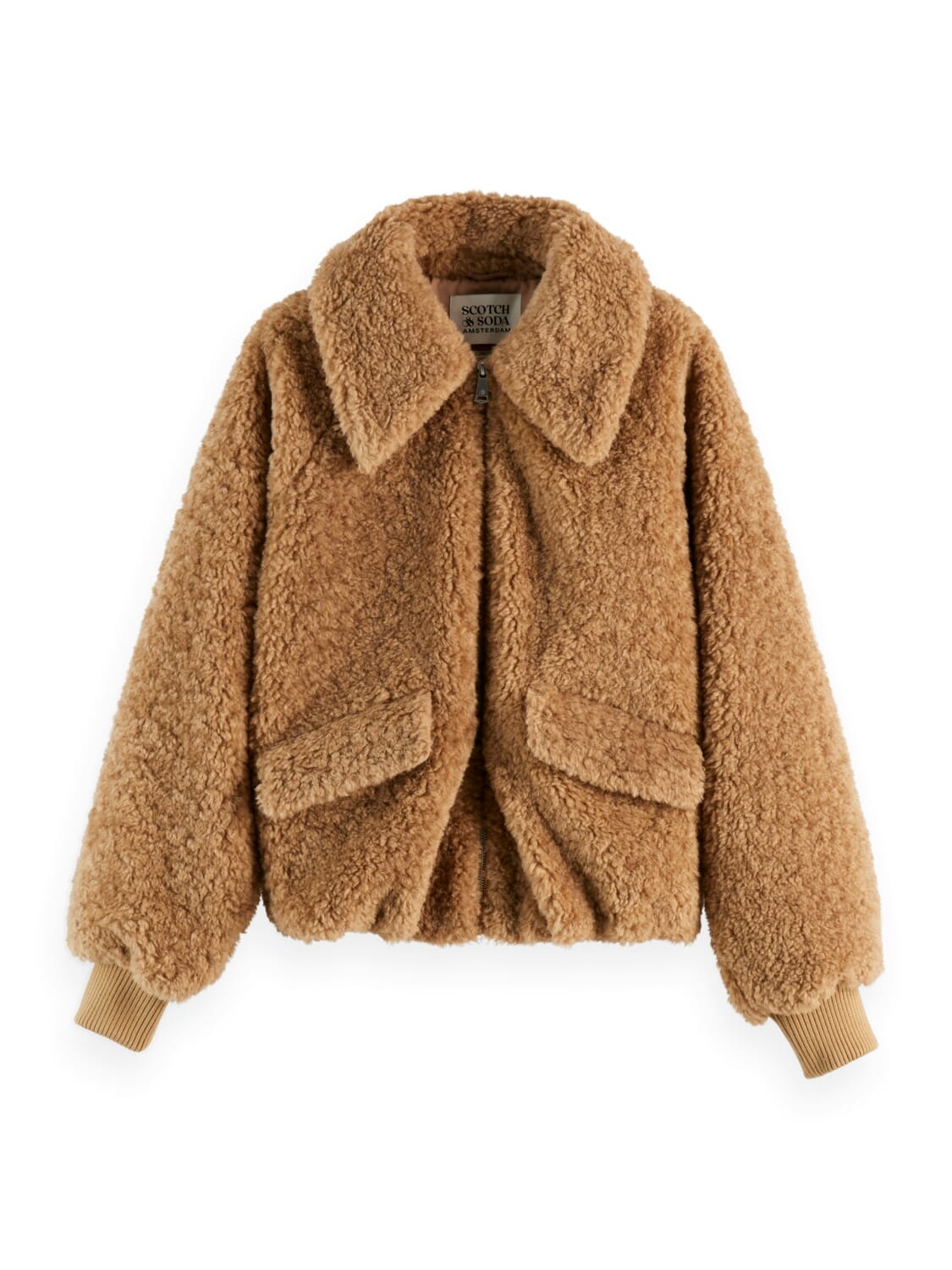 Scotch & Soda Bomberjas Teddy Beige
