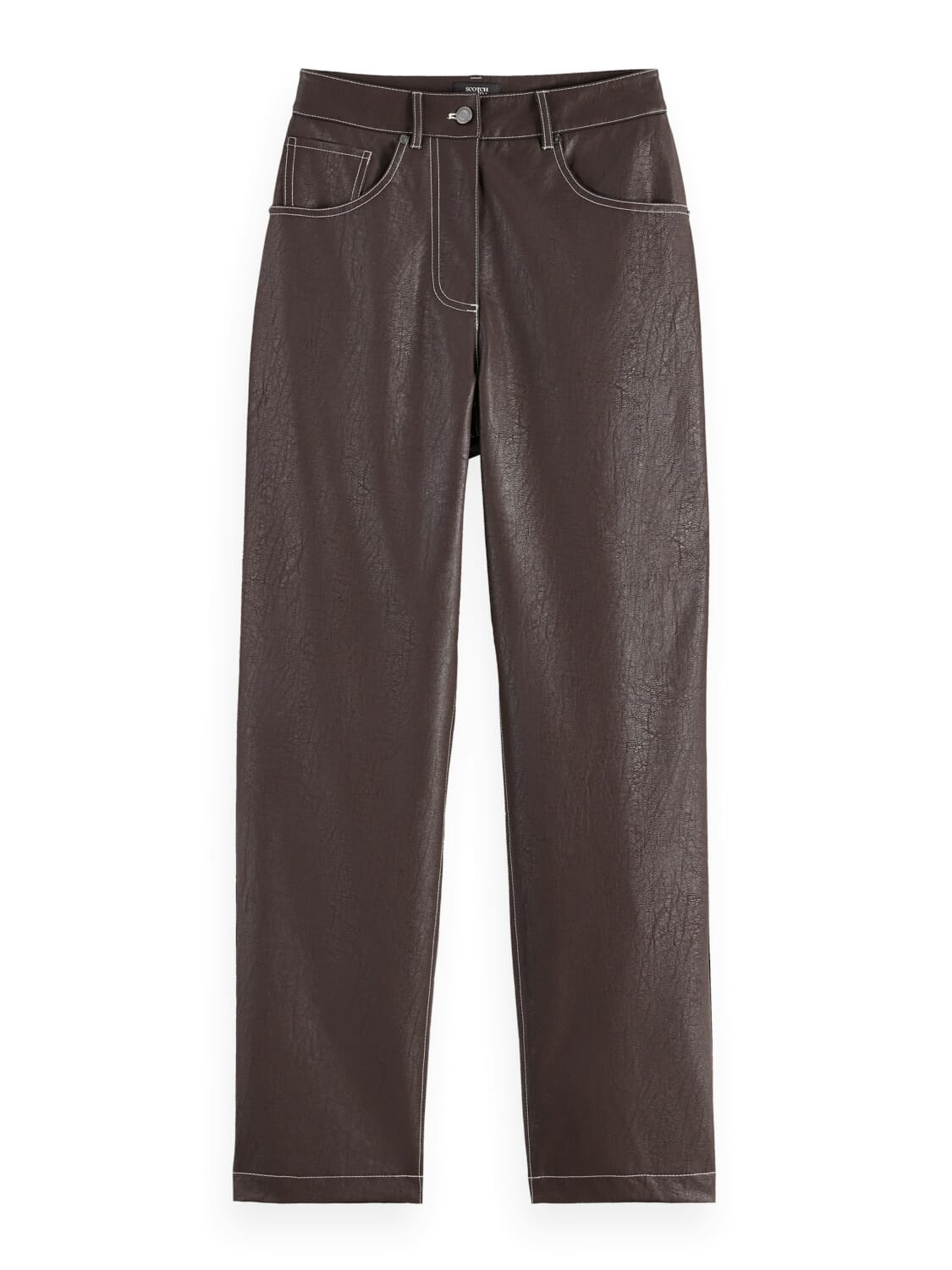Scotch & Soda Broek Aurora Bruin