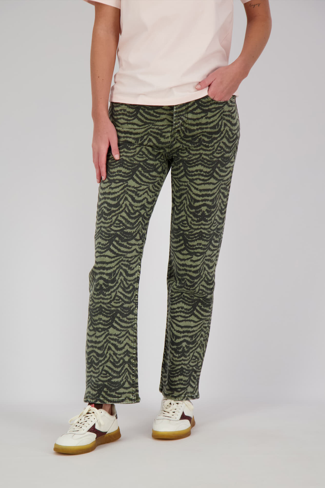 Scotch & Soda Jeans The Sky Allover Print Groen