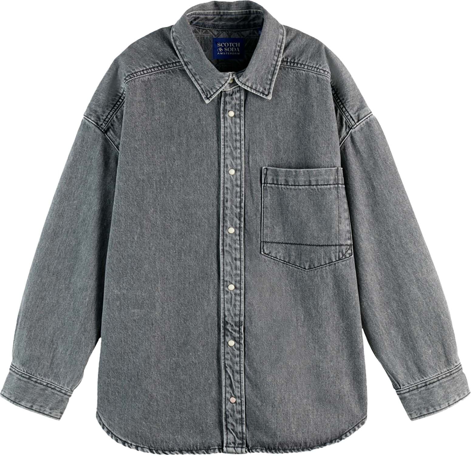 Scotch & Soda Overshirt Zwart