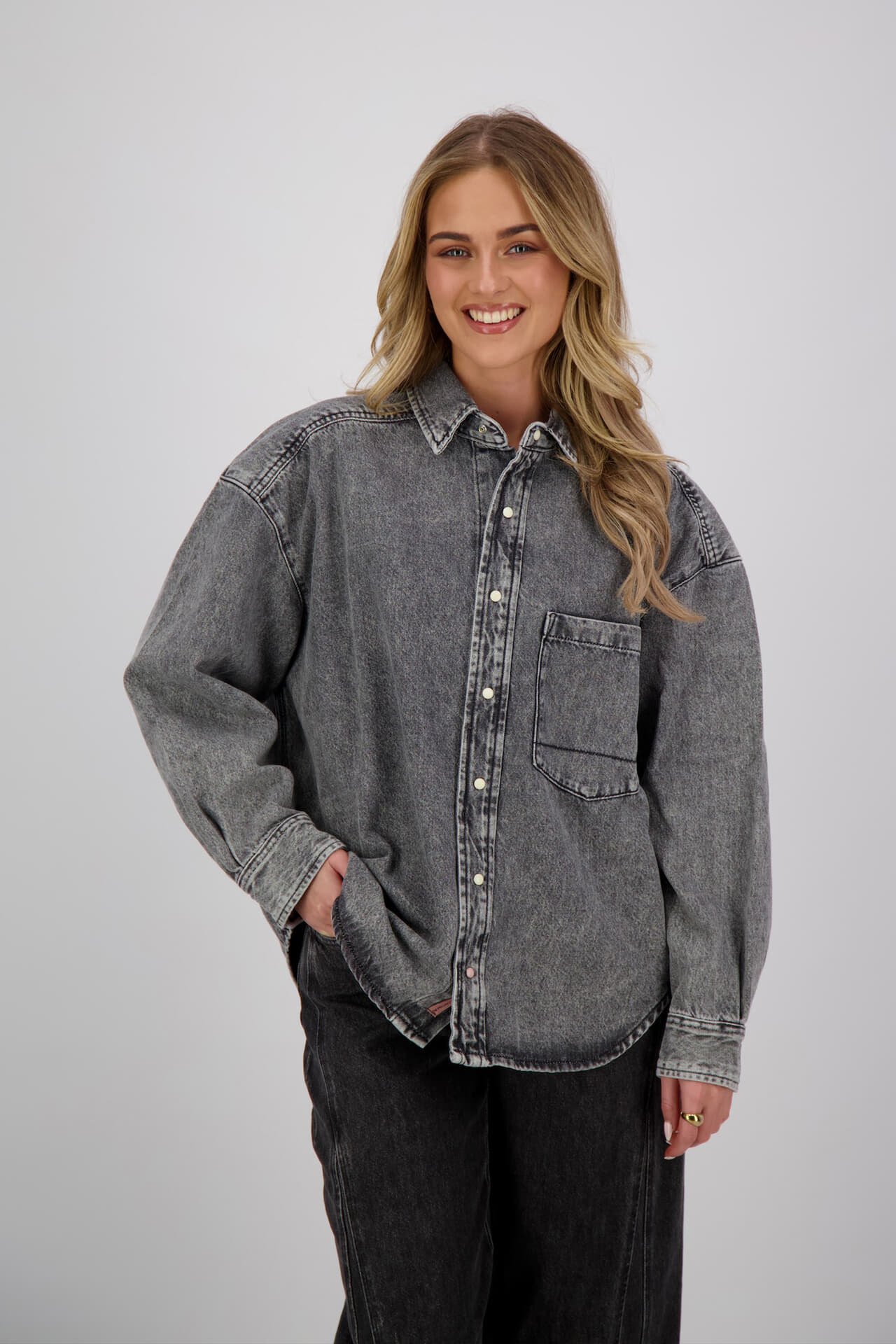 Scotch & Soda Overshirt Zwart