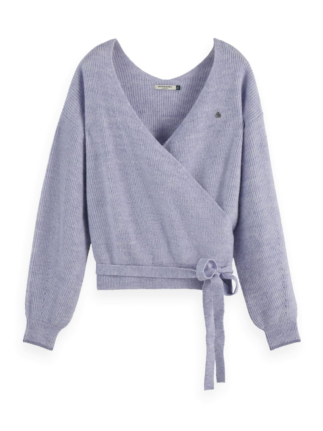 Scotch & Soda Vest Fuzzy Wrap Paars