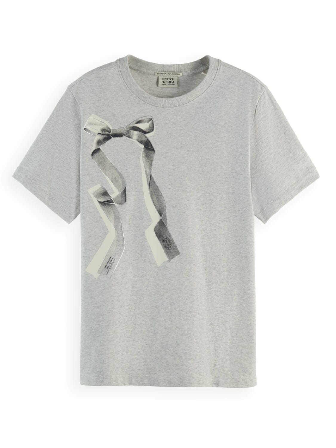 Scotch & Soda T-shirt Artwork Grijs