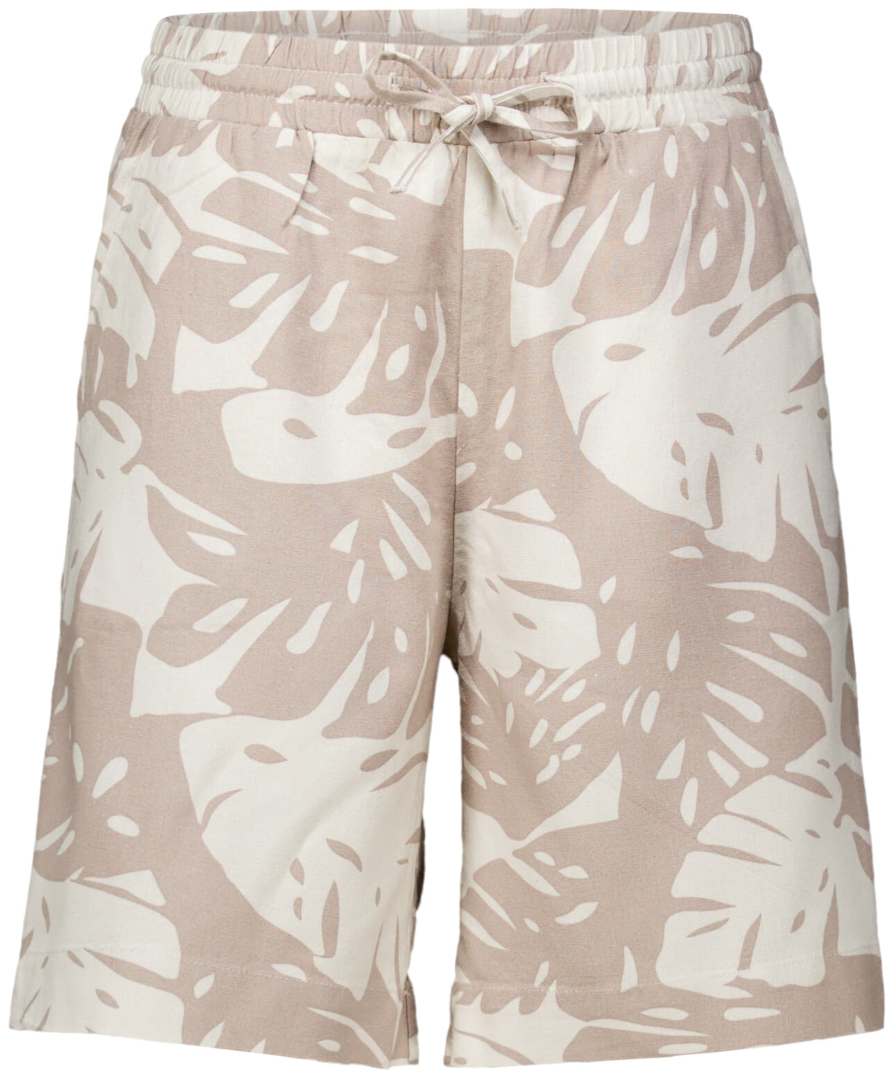 Freequent Short Lavisco Elastic Waist Bruin