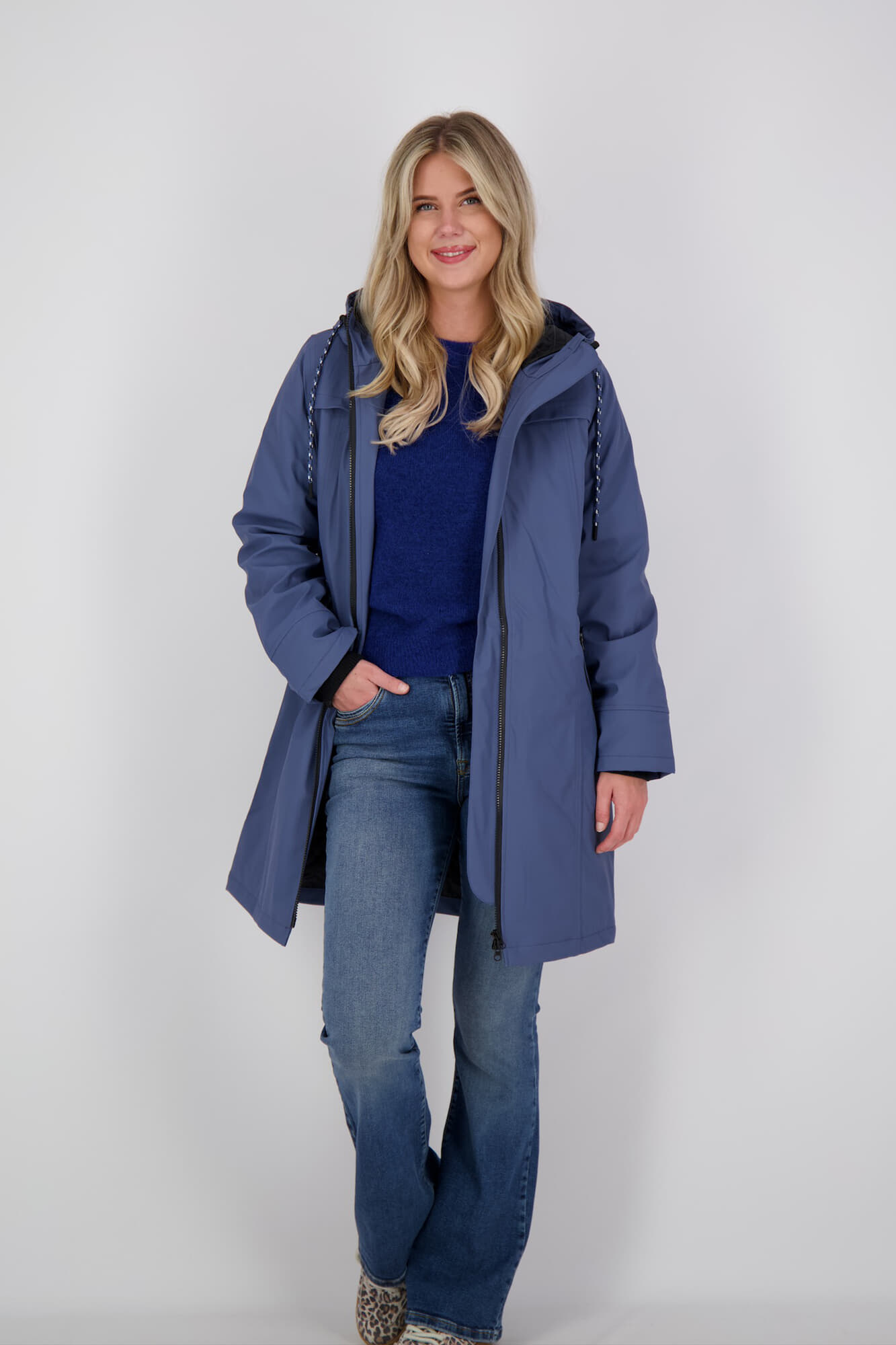 Freequent Regenjas Rain  Blauw