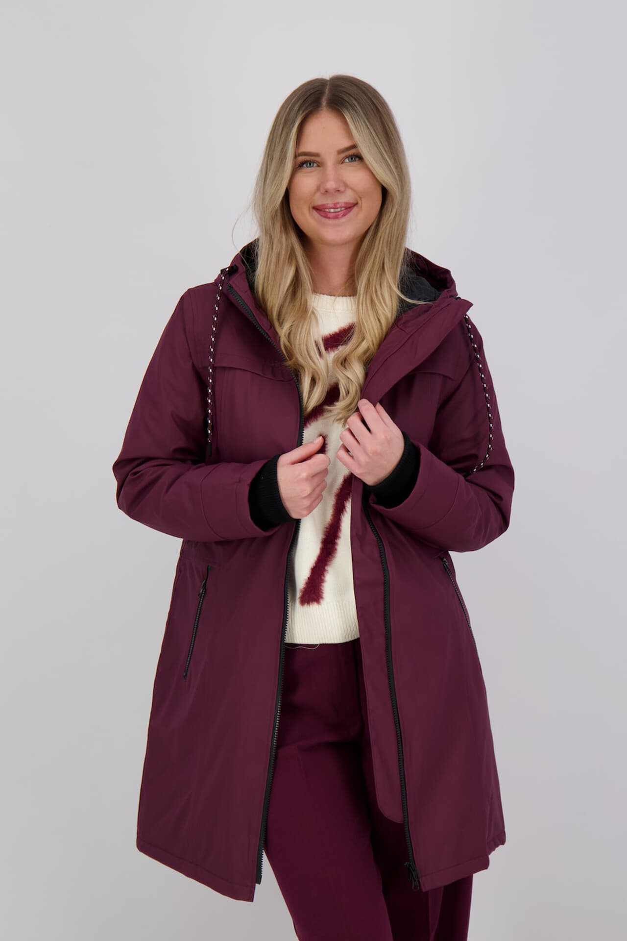 Freequent Regenjas Rain Waterdicht Bordeaux Rood
