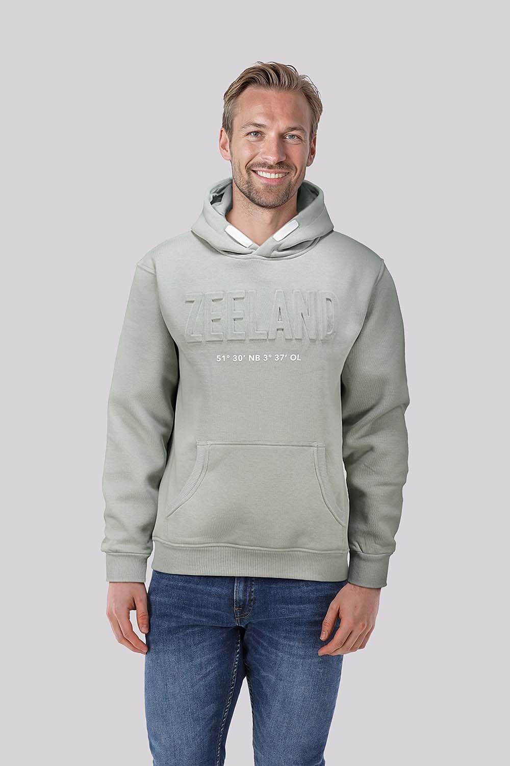 Bomont Hoodie Zeeland Unisex Blauw