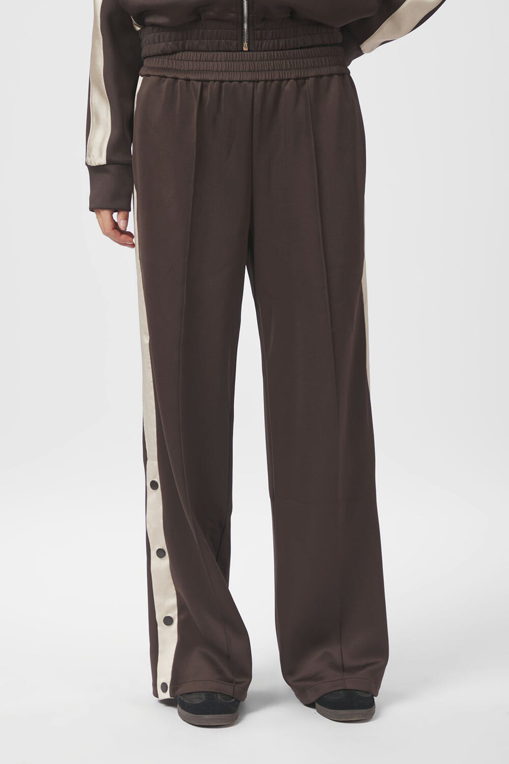 Neo Noir Broek Puggy Stack Suit Bruin