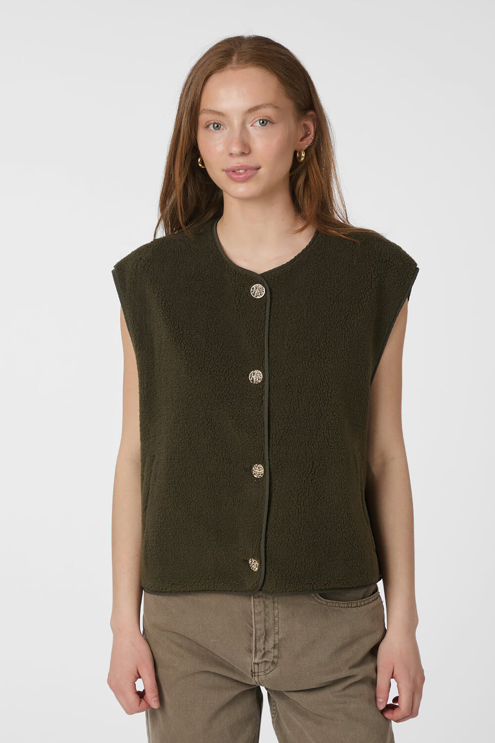 Neo Noir Gilet Mariko Teddy Groen