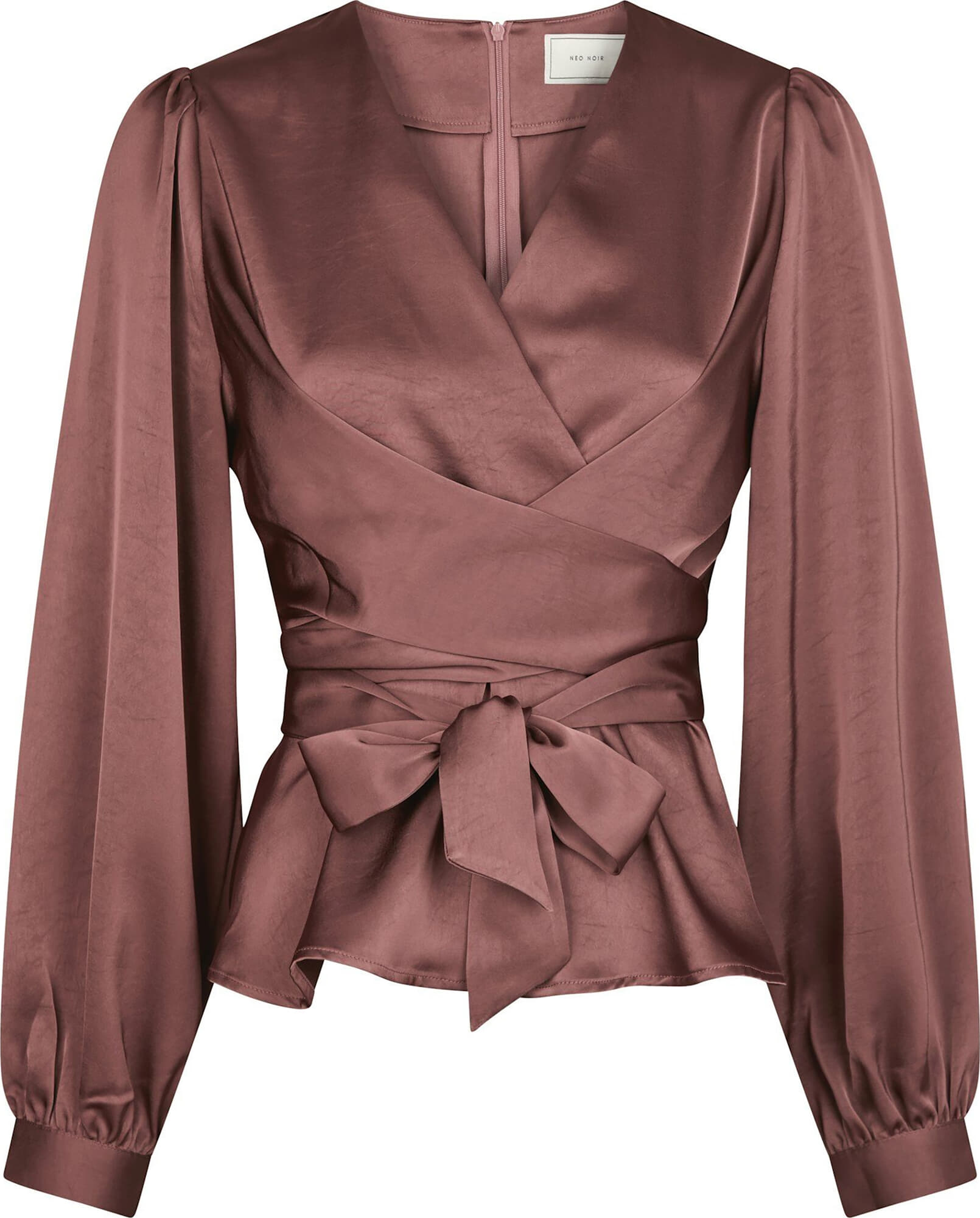 Neo Noir Blouse Rista Heavy Sateen Roze