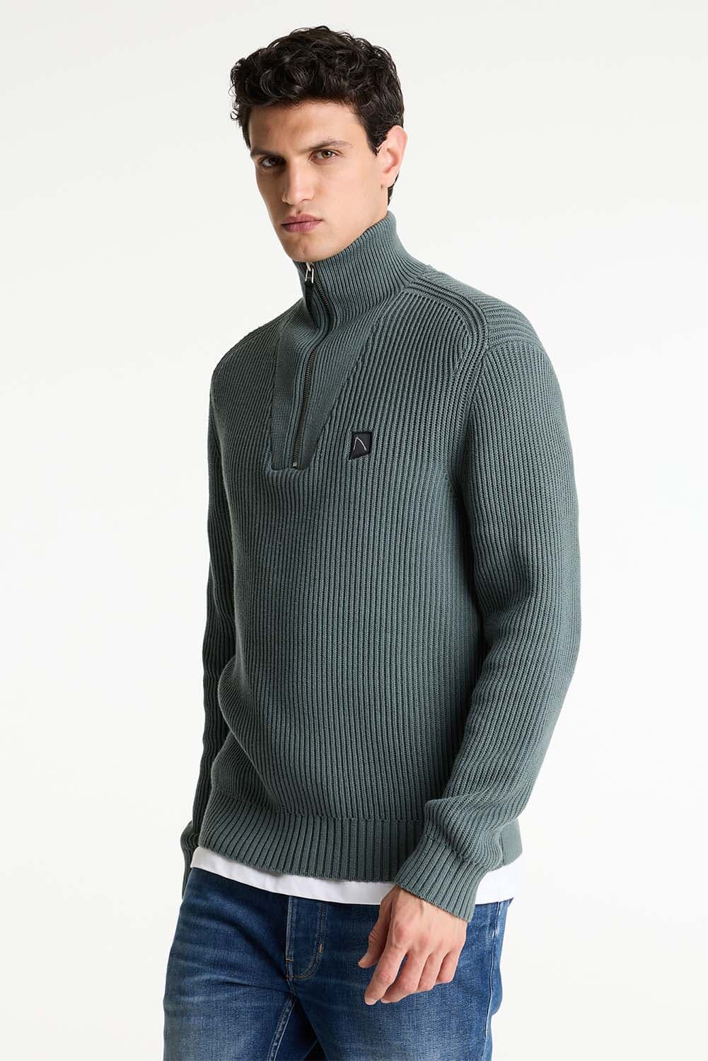 Chasin OLIVER HALF ZIP Groen