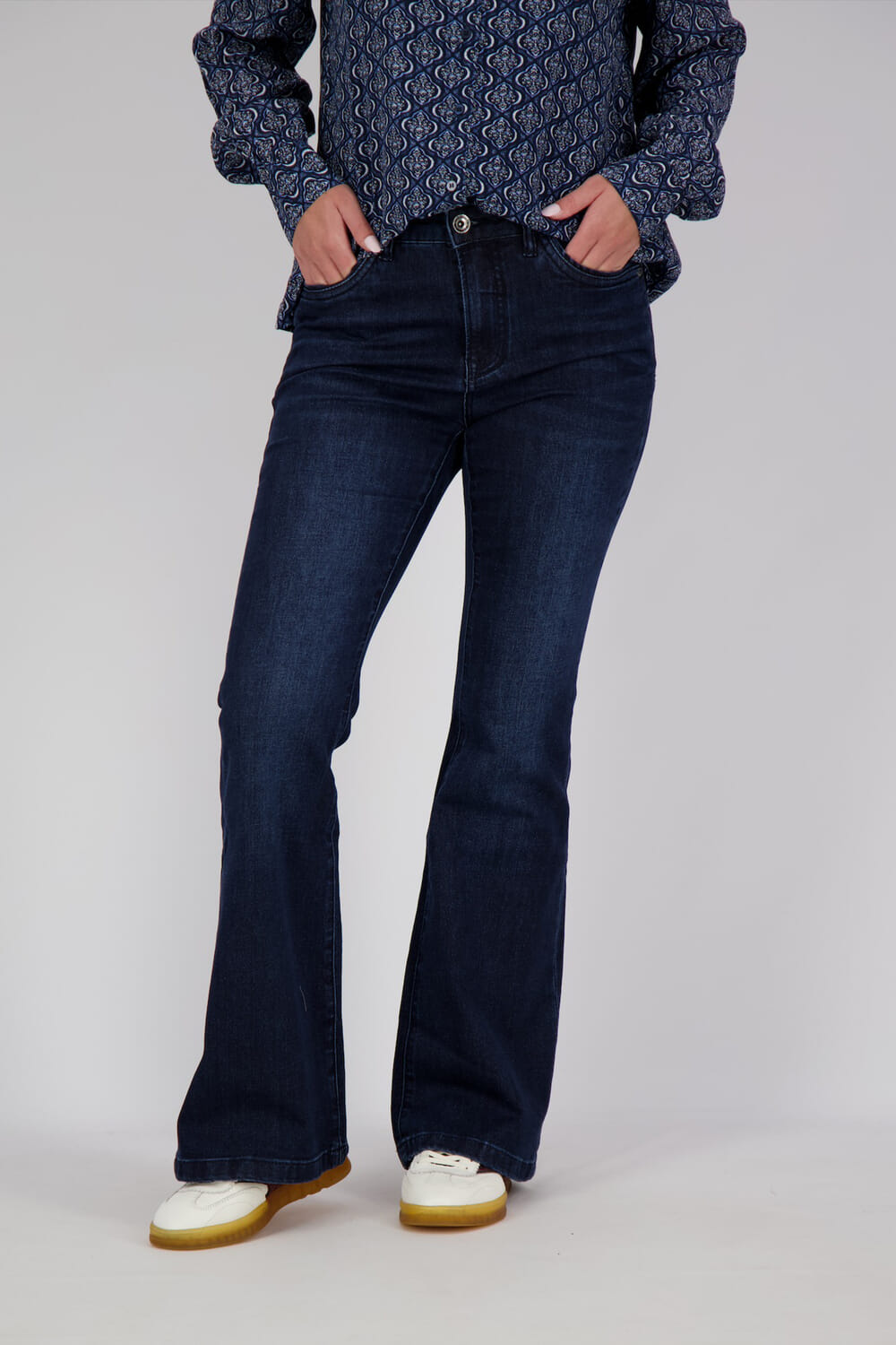 Geisha Jeans flair Blauw