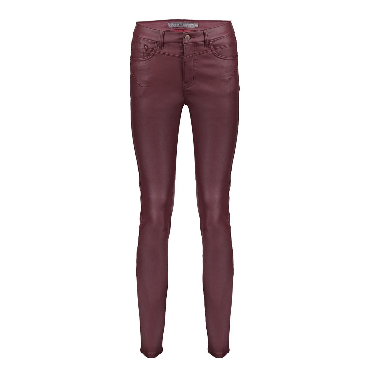Geisha Jeans coated Rood
