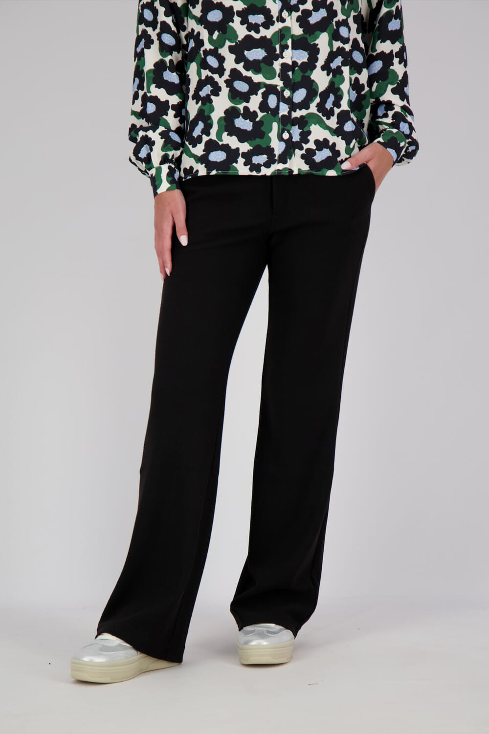 Geisha Broek Comfy Zwart