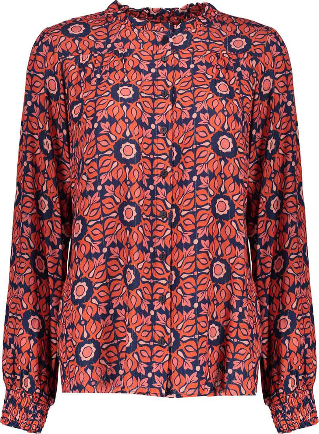 Geisha Blouse Print Roze
