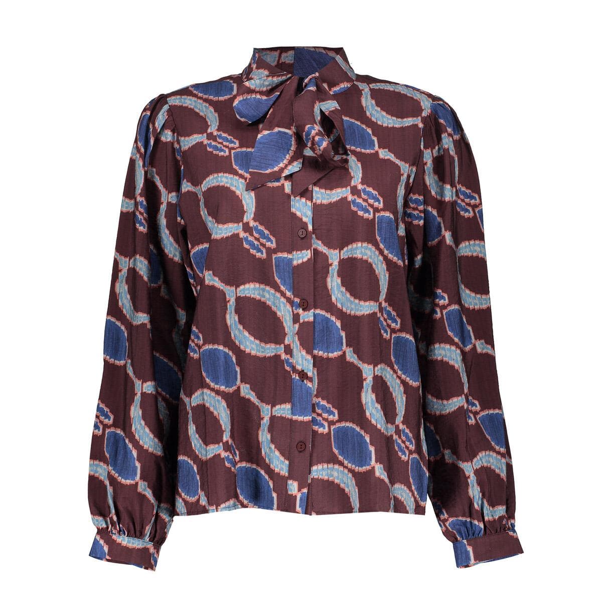 Geisha Blouse Print Rood