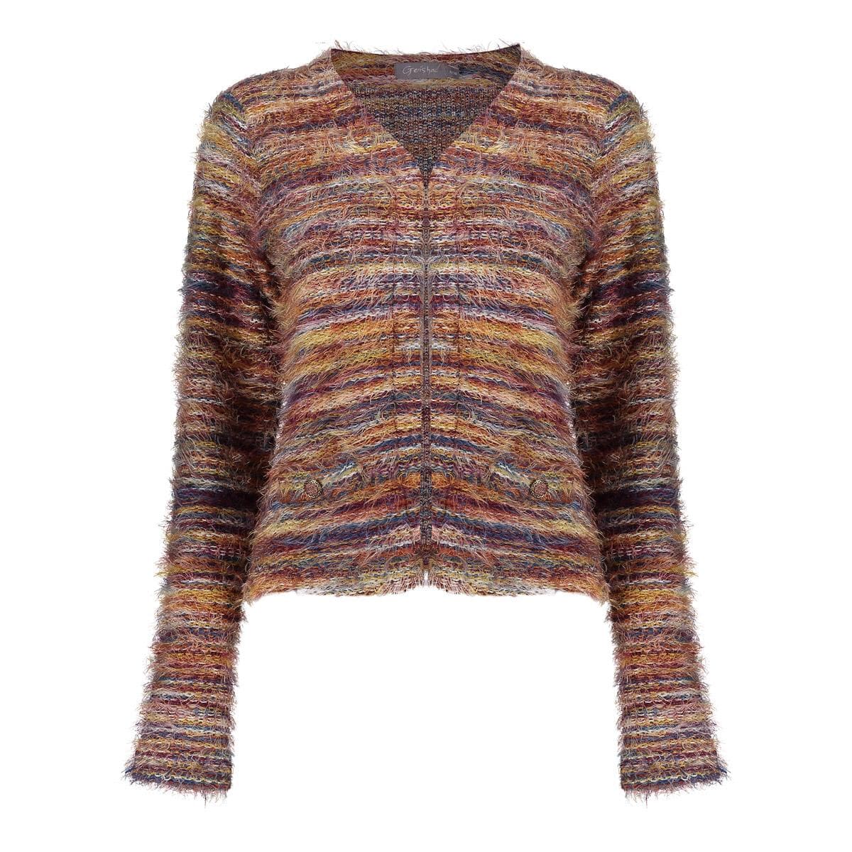 Geisha Vest Multicolor Rood
