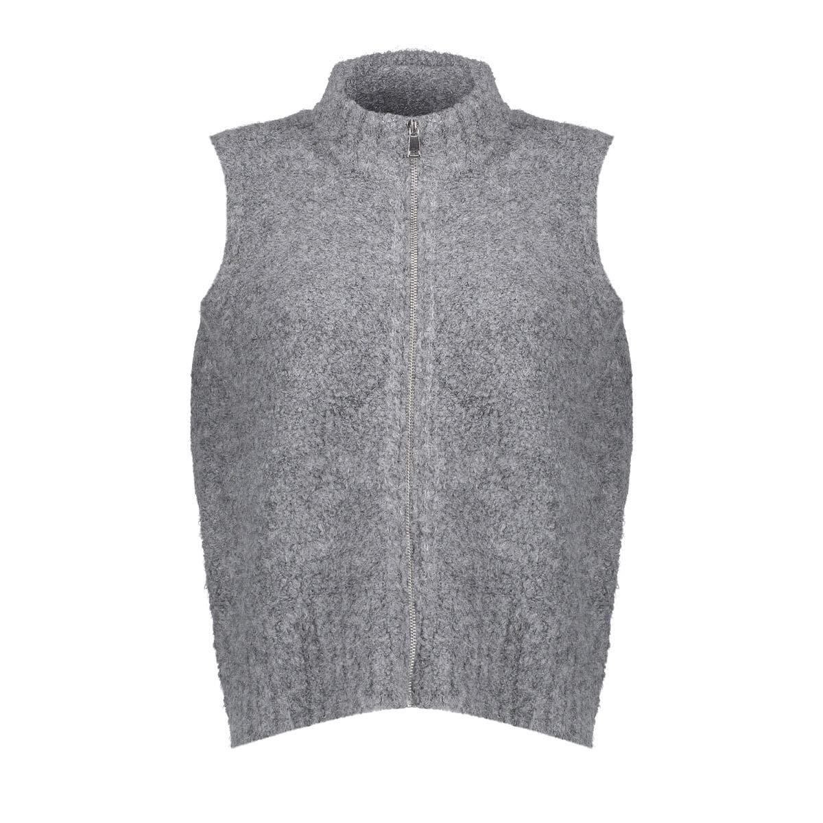 Geisha Vest Mouwloos Grijs