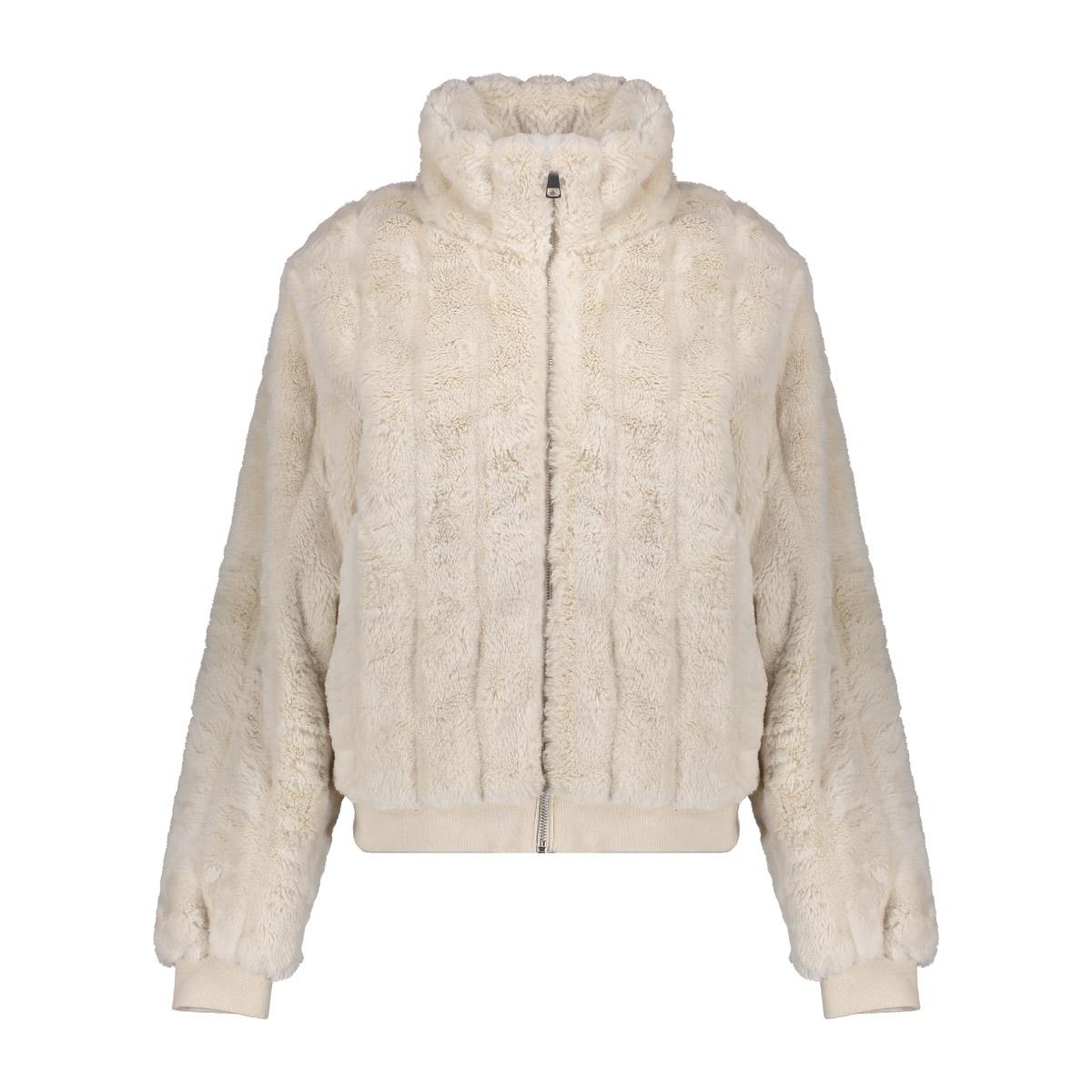 Geisha Jas Fake Fur Wit