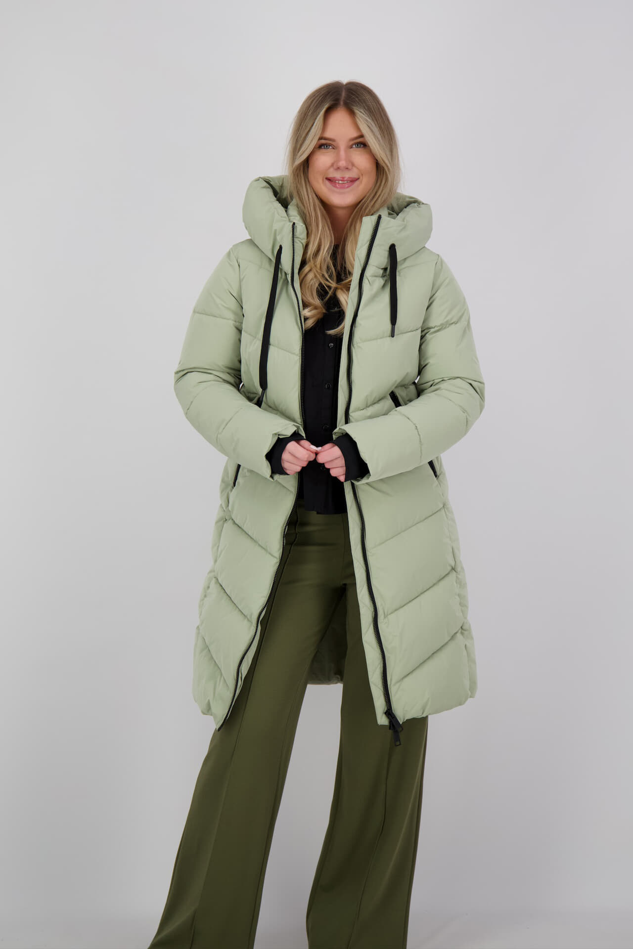 Geisha Jas Lang Groen