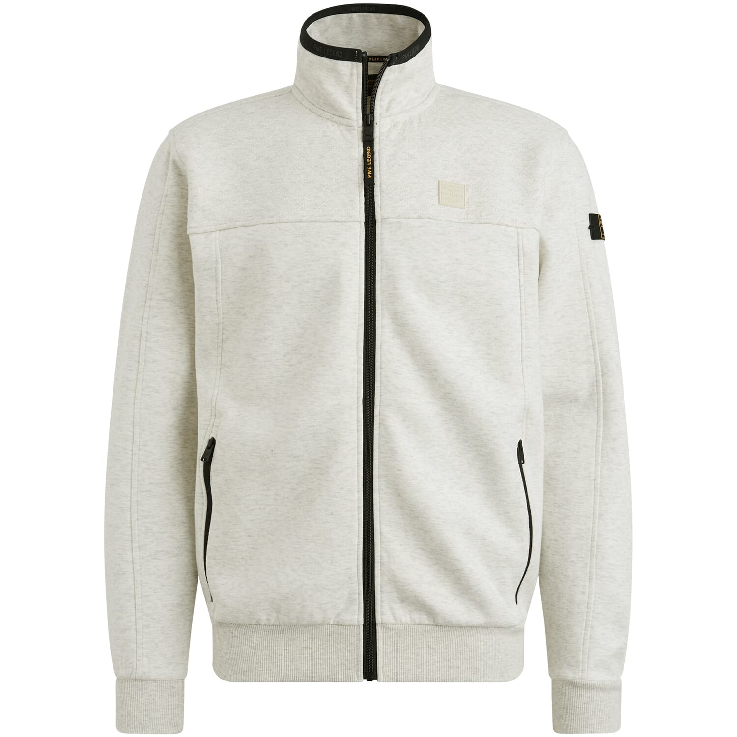 Pme Legend Vest Interlock Grijs