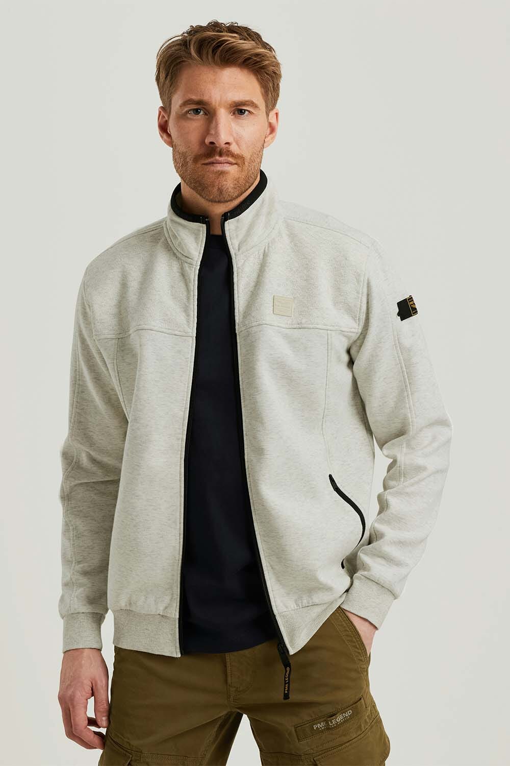 Pme Legend Vest Interlock Grijs