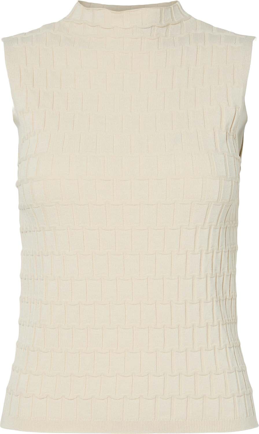 Y.A.S. Top Trimay Off White