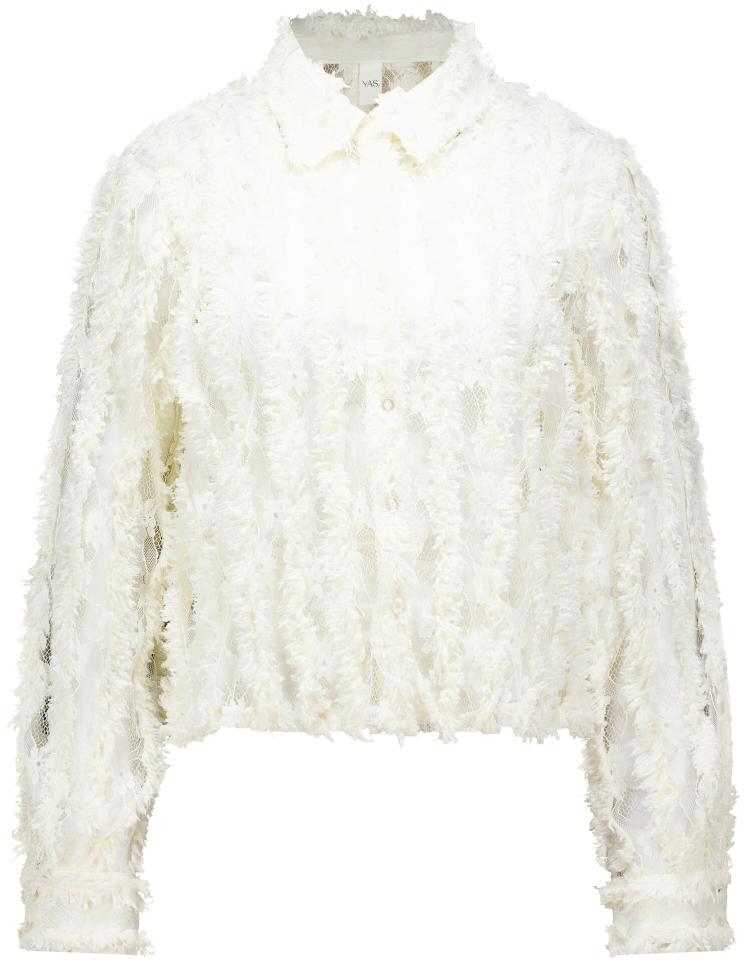 Y.A.S. Blouse Frayly Off White