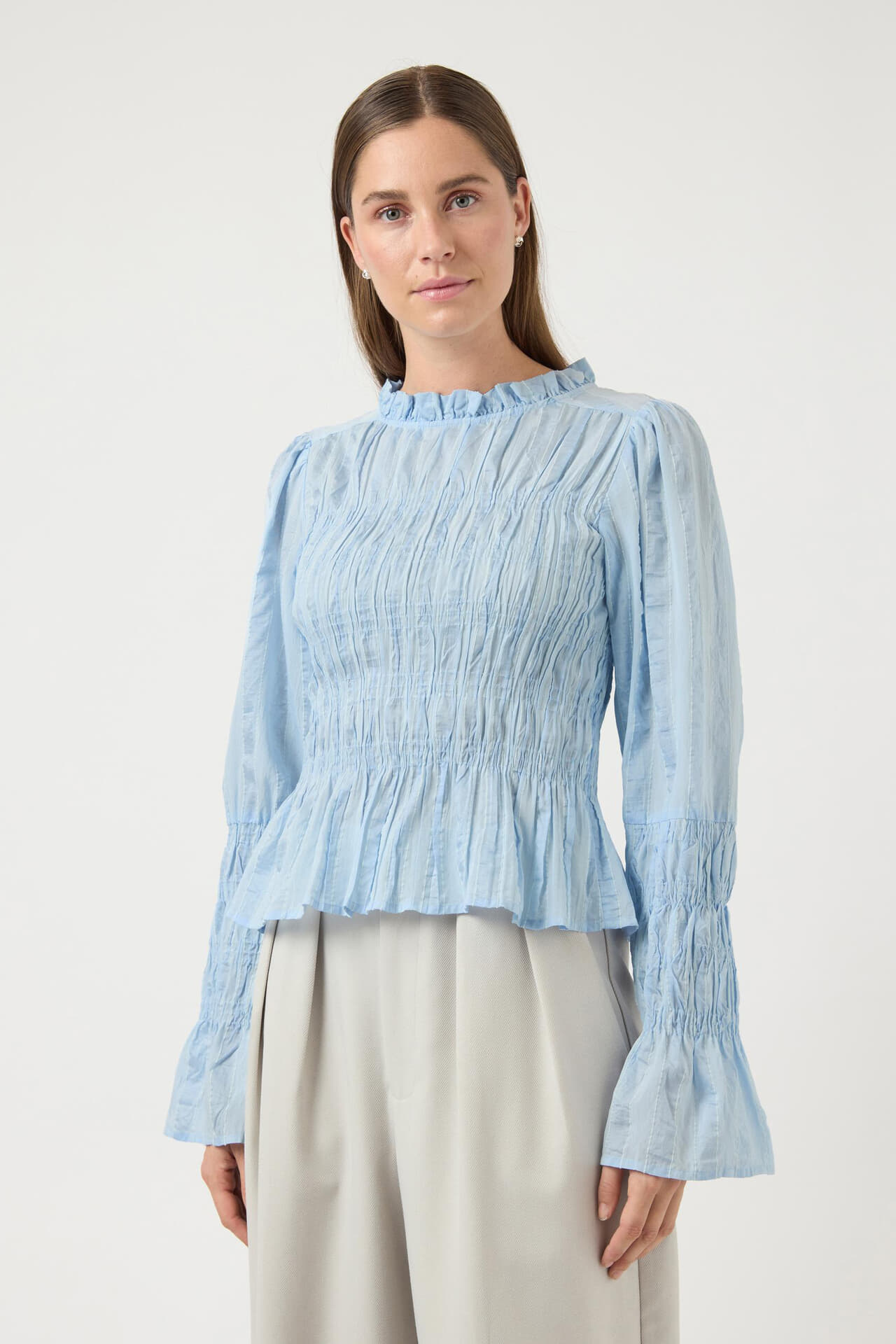 Y.A.S. Blouse Rava Smock Hemelsblauw