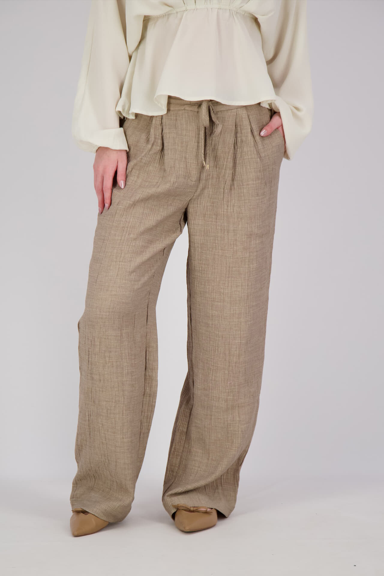 Y.A.S. Pantalon Rina  Beige