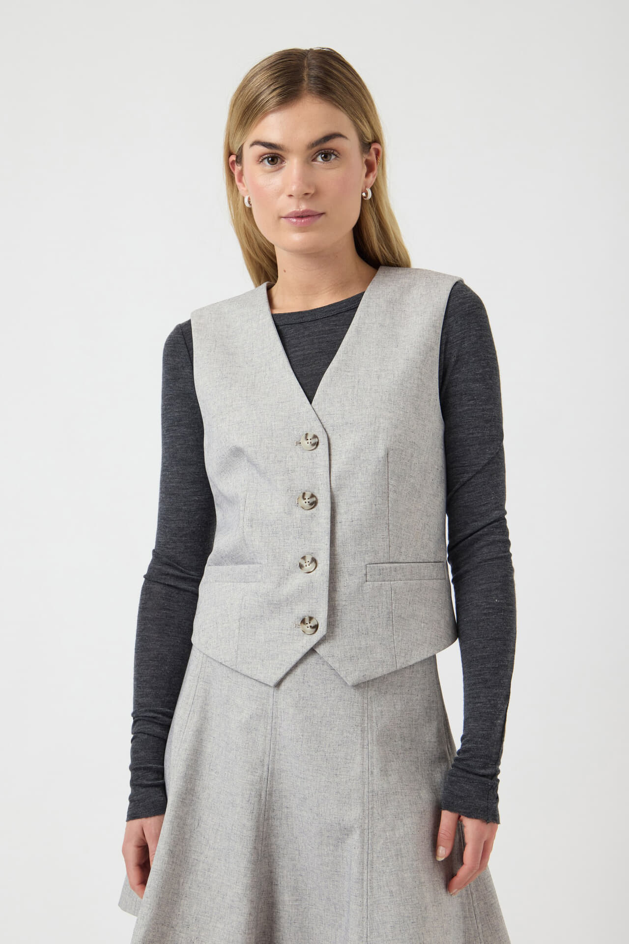 Y.A.S. Gilet Riu Classic Grijs