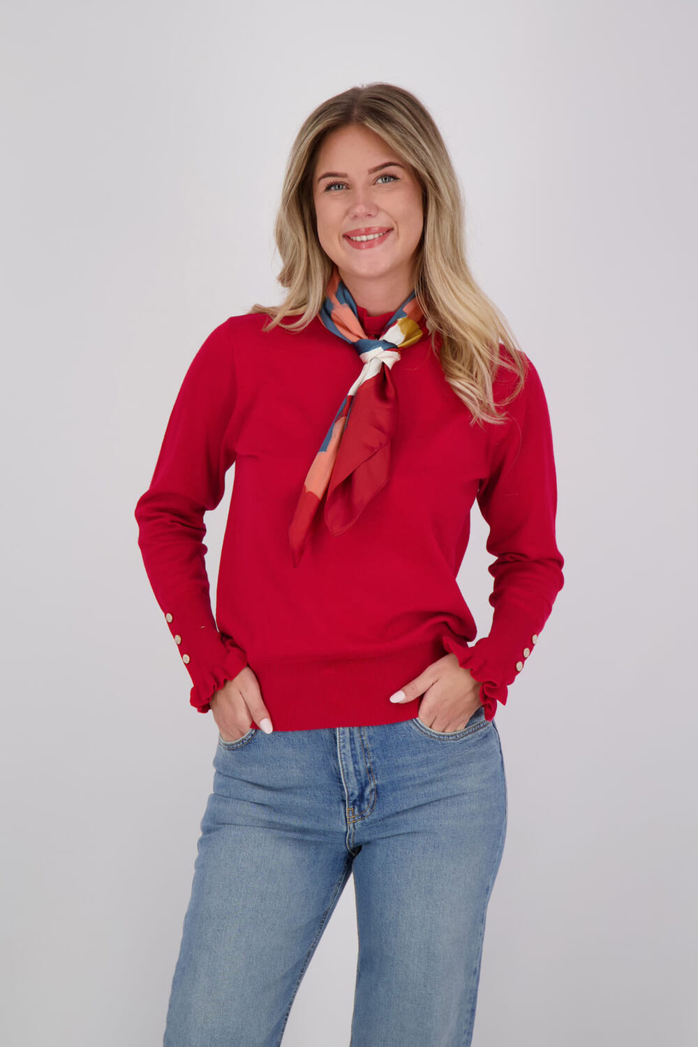 Zo Sjaal Bordeaux Rood