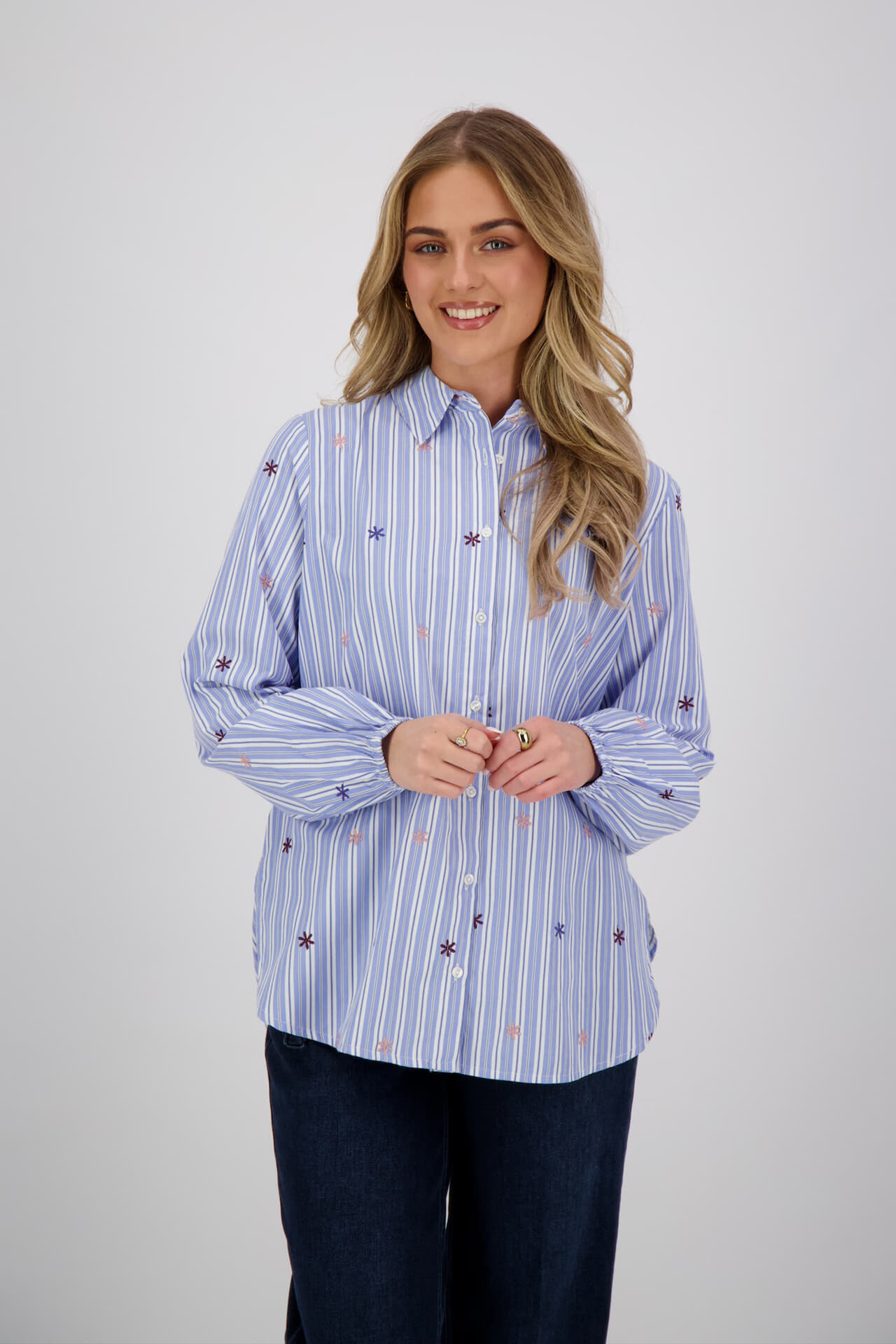 Sisters Point Blouse Istea Blauw