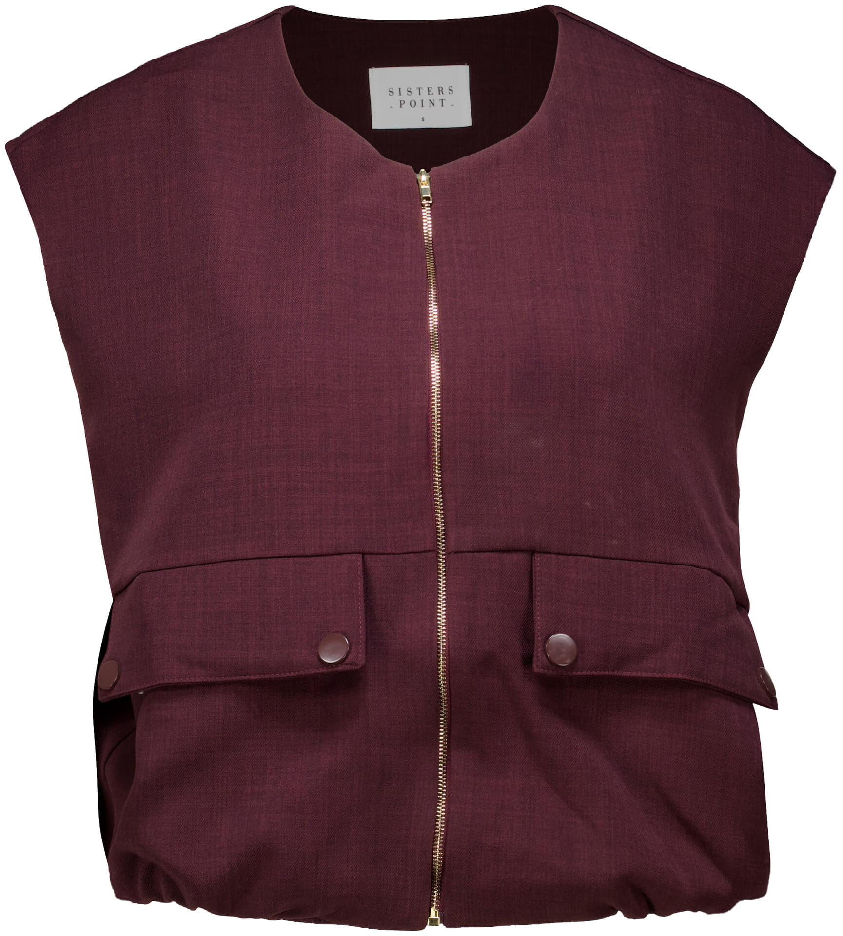 Vest Garwin Bordeaux Rood