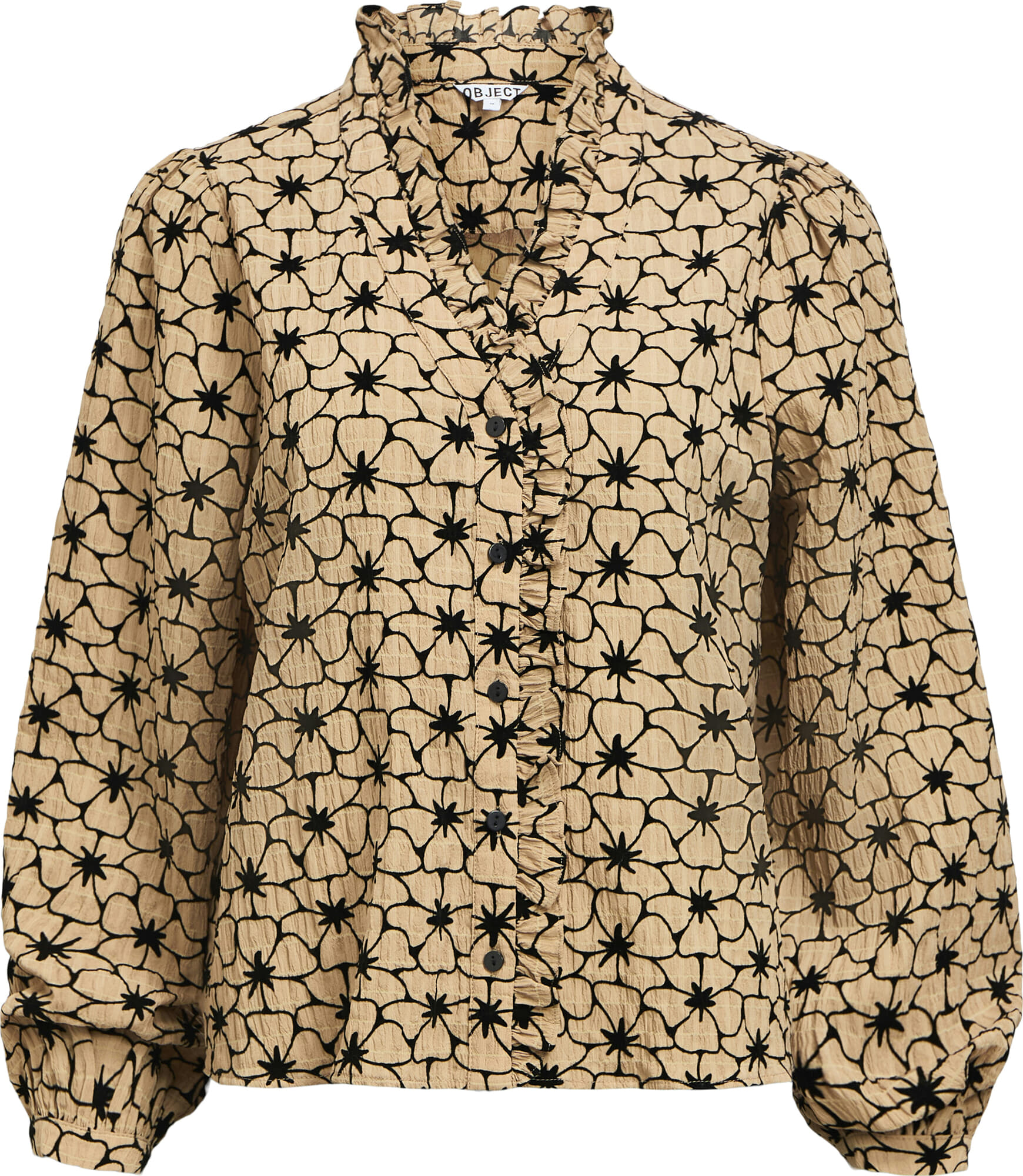 Object Blouse Dea Ruche Beige