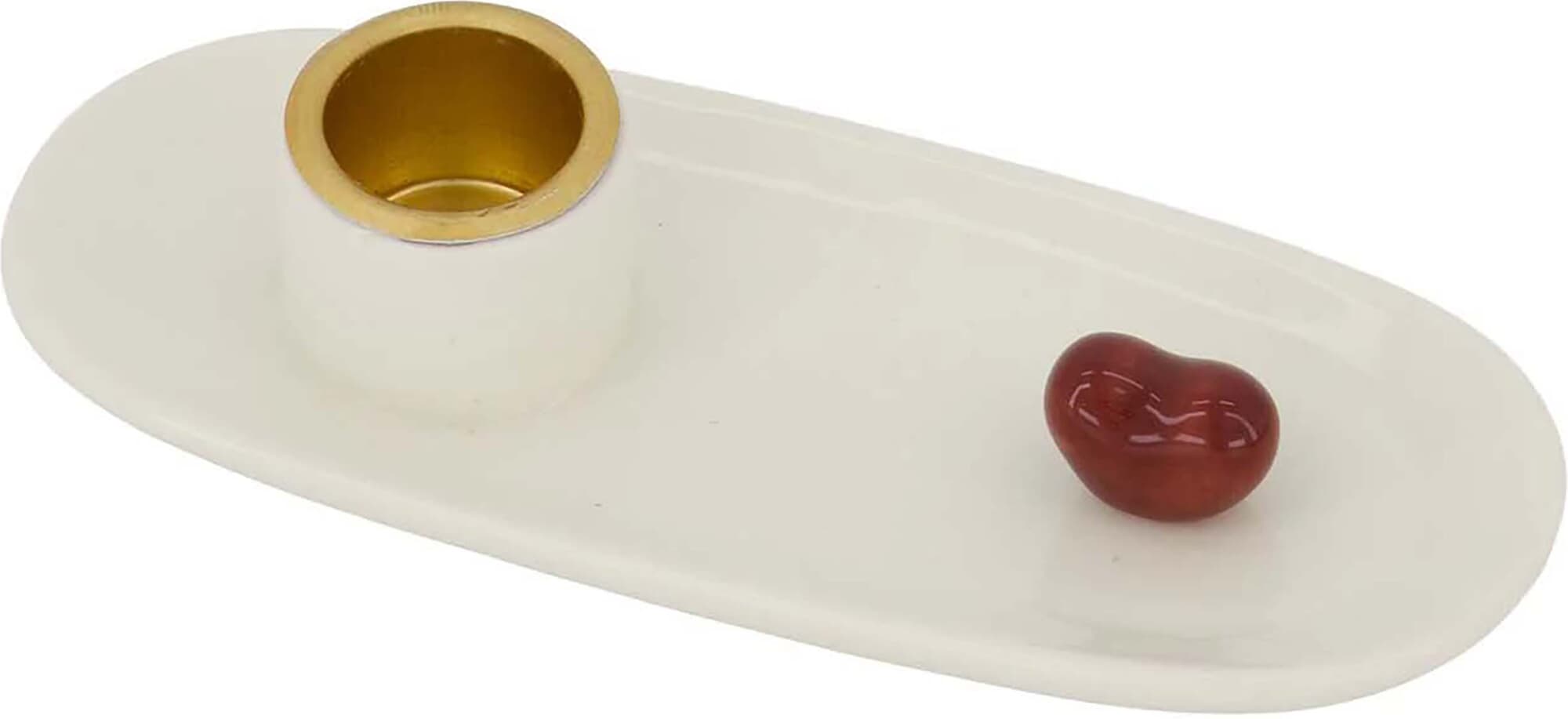 Zusss Kandelaar Hartje  Rood