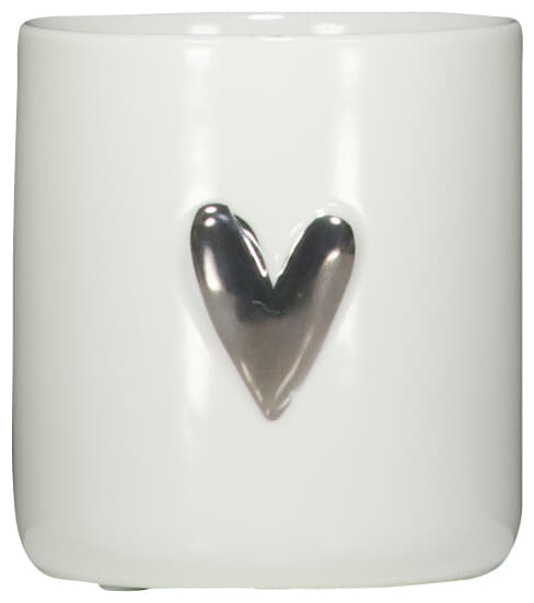 Zusss Geurkaarsje Hartje Zilver