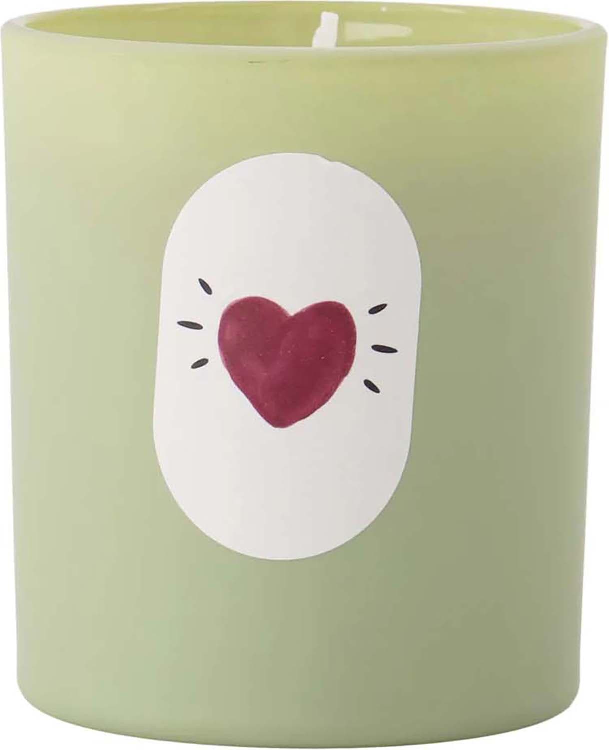 Zusss Geurkaars Hartje  Groen